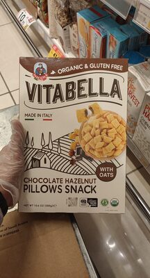 Whole grain chocolate hazelnut pillows snack imp