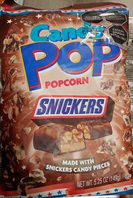 Candy pop popcorn snikers