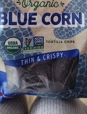 Organic Blue Corn Restaurant Style Tortilla Chips