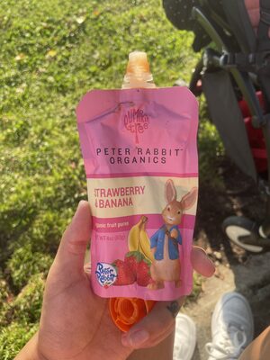 Organic Peter Rabbit Strawberry & Banana Fruit Puree