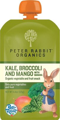 Organic Peter Rabbit Banana, Mango, Broccoli & Kale Fruit & Vegetable Puree