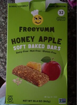 Honey Apple soft baked bars