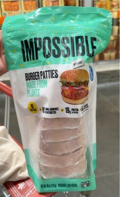 Impossible burgers patties