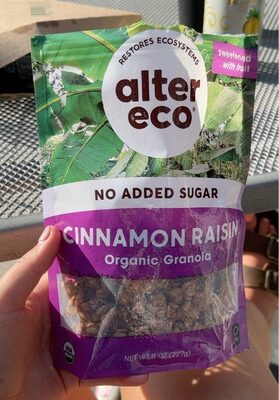 Cinnamon Raisin Organic Granola