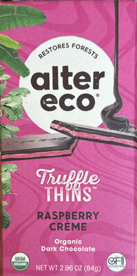 Truffle Thins Raspberry Crème