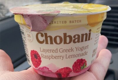 Layered Greek Yogurt Raspberry Lemonade