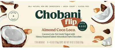 Chobani flip greek yogurt almond coco loco