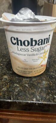 Less Sugar Madagascar Vanilla & Cinnamon Reduced Fat Greek Yogurt