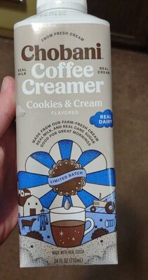 Chobani Coffee Creamer Cookies & Cream