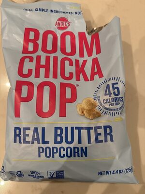 Boom Chicka Pop Real butter popcorn, real butter