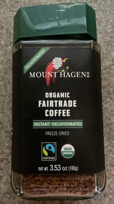 mount hagen organic fairyrade instant decaffeinated coffee