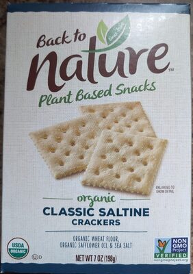 Organic Classic Saltine Crackers