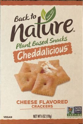 Cheddalicious Cheese Flavored Crackers
