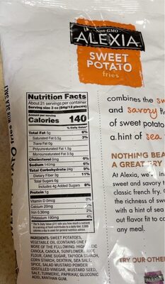 Sweet Potato Fries With Sea Salt