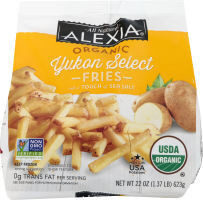 Organic Yukon Select Fries With A Touch Of Sea Salt
