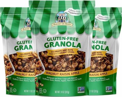 Gluten-Free Granola Walnut Apple Raisin