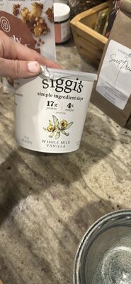 simple ingredient skyr WHOLE MILK VANILLA