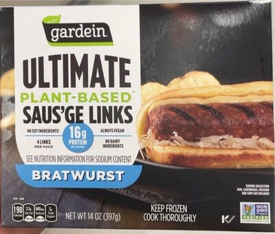 Ultimate Plant-Based Bratwurst Saus'ge Links