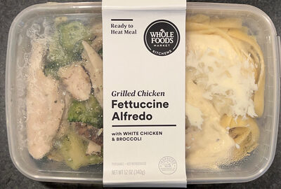 Grilled Chicken Fettuccine Alfredo