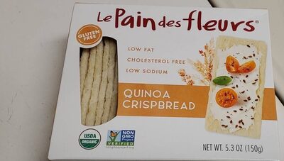 Le pain crispbread quinoa
