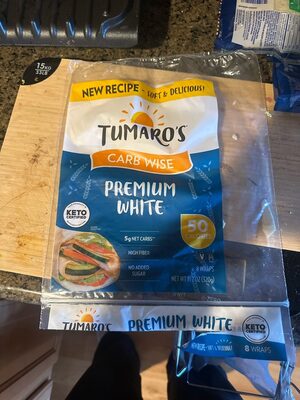 Wraps low-in-carb premium white