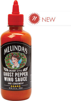 creamy style ghost pepper wing sauce and condiment