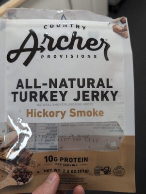 Turkey jerky hickory smoke