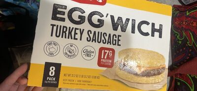 Egg’Wich Turkey Sausage Egg & Chers