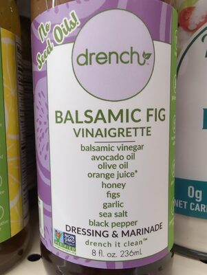 Balsamic fig vinaigrette