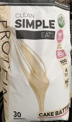 Cake batter protein