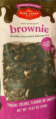 Brownie double chocolate baking mix