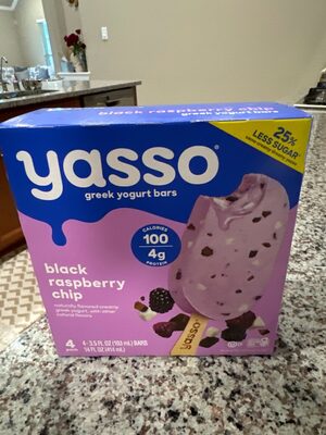 Black Raspberry Chip Forzen Greek Yogurt Bars