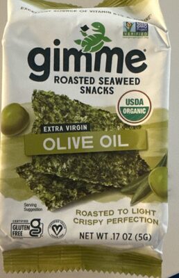 Organic Premium Roasted Seaweed - Extra Virgin Olive Oil