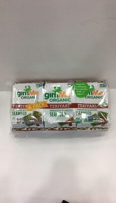 Organic Premium Roasted Seaweed - Teriyaki