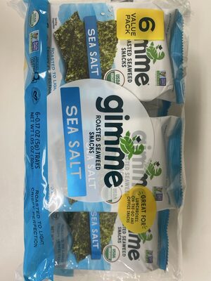 Organic Premium Roasted Seaweed - Sea Salt