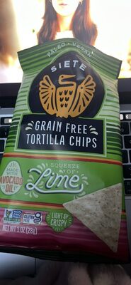 Grain Free Tortilla Chips Squeeze of Lime