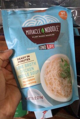 Noodle bone broth chicken noodle soup