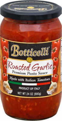 Roasted garlic homemade pasta sauce