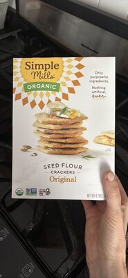 Seed Flour Crackers Original