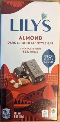 Almond Dark Chocolate Style Bar