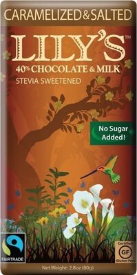 Lilys sweets caramelized salted chocolate bar