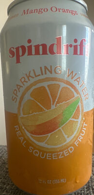 Orange Mango Sparkling Water & Real Squeezed Fruit