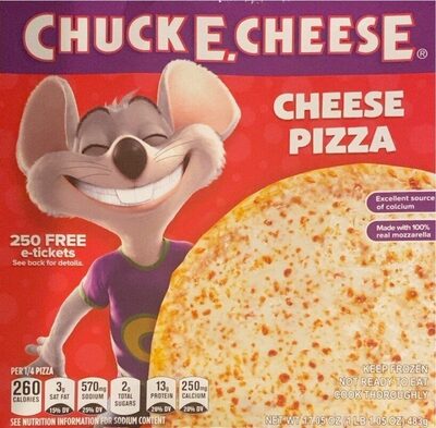 Chucke E. Cheese Cheese Pizza