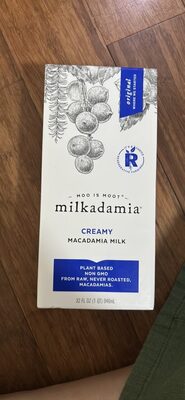 CREAMY MACADAMIA MILK