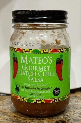 Mateos gourmet salsa hatch chile