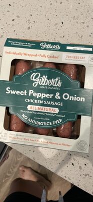 Sweet Pepper & Onion Chicken Sausage