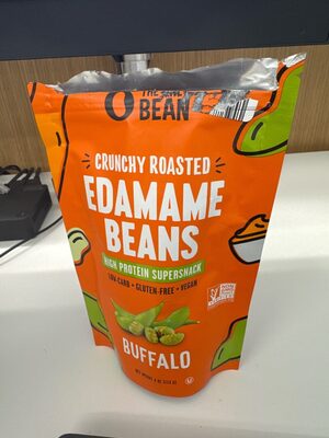 Crunchy roasted edamame beans buffalo