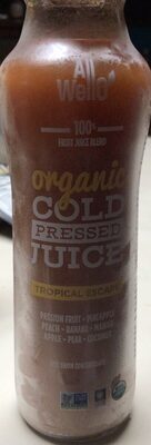 Cold organic pressed juice