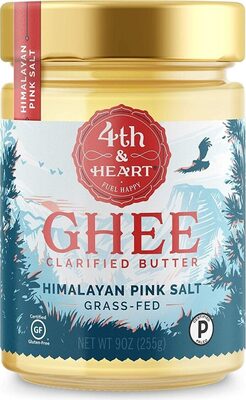 Himalayan pink salt grassfed ghee butter by ounce