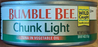 Chunk Light Tuna in Vegetable Oil